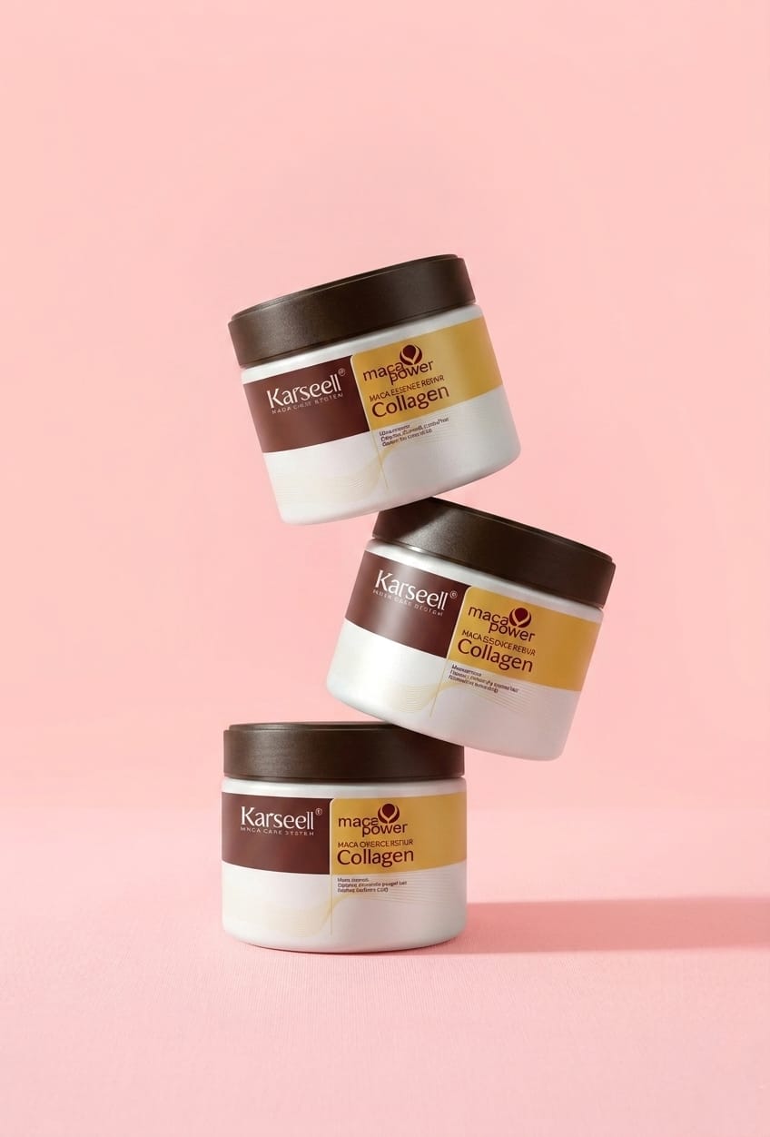 Karseell Maca Power Collagen Hair Mask | Deep Repair for Dry & Damaged Hair | 500ml