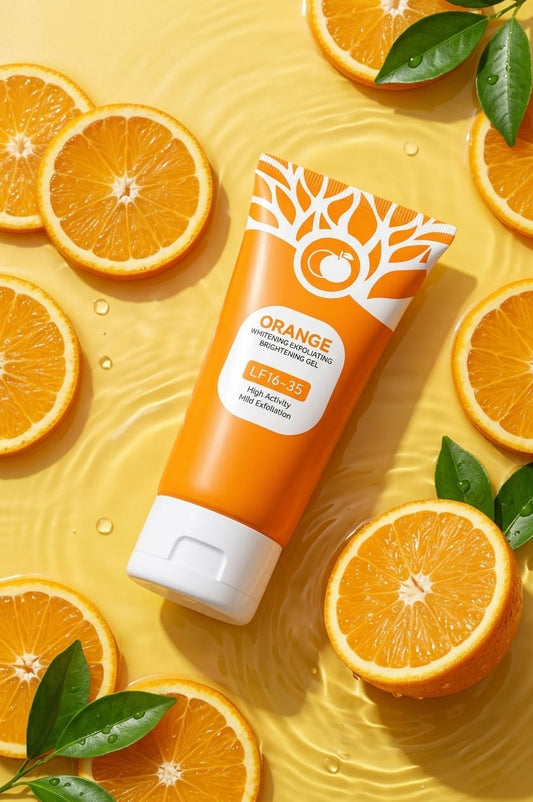 Orange Exfoliating Gel with Vitamin C | Deep Cleansing Face Scrub | 50g